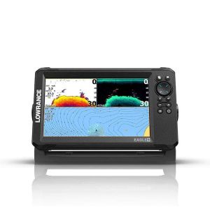 Lowrance Eagle 9 with 50/200 HDI Transducer (click for enlarged image)